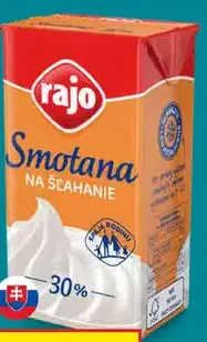 Rajo Smotana na šľahanie UHT