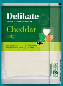 Cheddar plátky Delikate