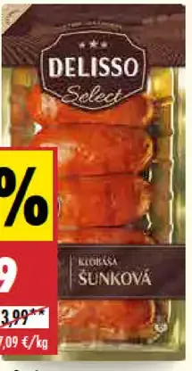 Delisso Select šunková klobása