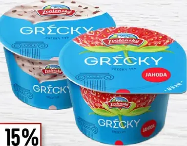 Zvolenský jogurt grécky typ 2 druhy