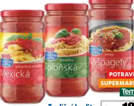 Tradičná kvalita Mexická/Boloňská omáčka - Zmes na špagety