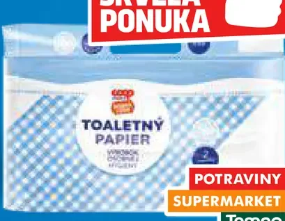 Toaletný papier 2-vrstvový