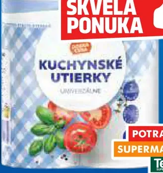 Kuchynské utierky 2-vrstvové
