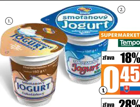 Tempo Smotanový jogurt čokoládový