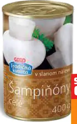 Tradičná kvalita Šampiňóny celé