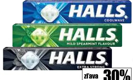 Halls cukríky 3 druhy
