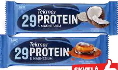 Tekmar 29 protein & magnesium Tyčinka 2 druhy