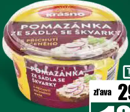 Pomazánka le sádla se škvarky