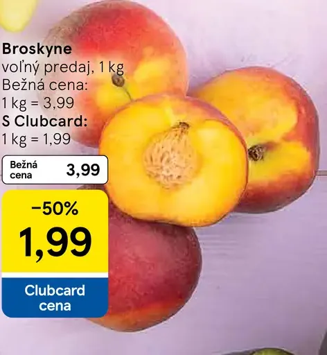 Tesco Broskyne