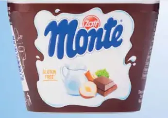 Monte mliečny dezert