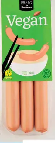 Preto Radoma Vegan párky