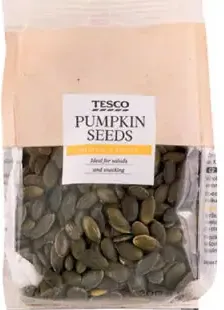 Tesco lúpané tekvicové semienka