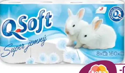 Q-Soft toaletný papier 3-vrstvový