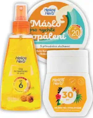 Helios Herb mlieko po opaľovaní
