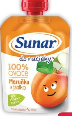 Sunar detská výživa 100% ovocie