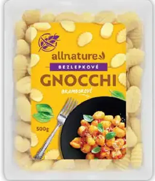 Allnature bezlepkové Gnocchi