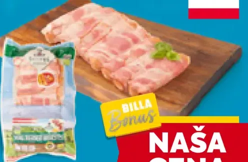 Billa Párečky so syrom a slaninou