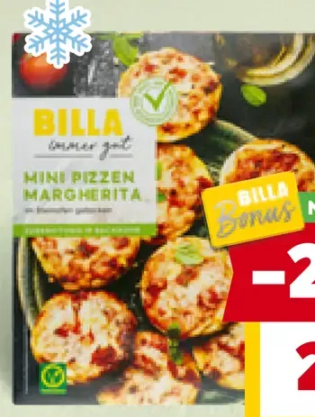 BILLA Mini pizza margherita, salámi