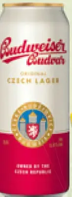 Budweiser Budvar plechovka