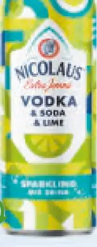 Nicolaus Vodka Soda Lime plechovka
