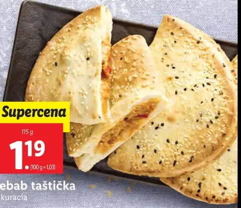 Kebab taštička kuracia