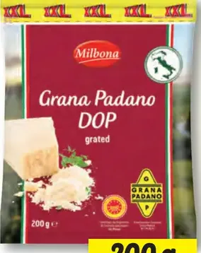 Milbona Grana Padano strúhaný