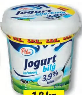 Pilos Biely jogurt 3,7 % tuku