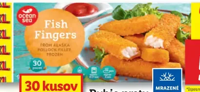 Ocean Sea Rybí prsty v chrumkavom cestíčku