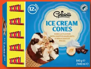Gelatelli Smotanové kornútiky