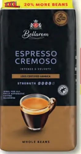 Bellarom Espresso zrnková káva