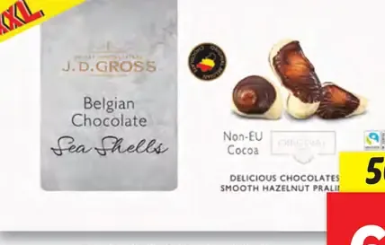 J.D. Gross Belgické čokoládové pralinky