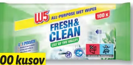 W5 Vlhčené utierky