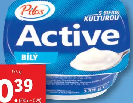 Pilos Biely jogurt s bifidokultúrou