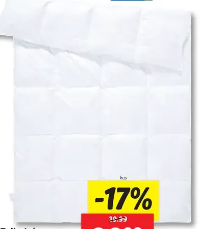 Prikrývka z peria a páperia