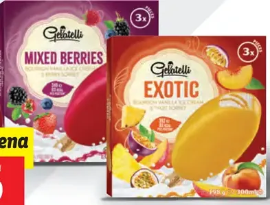 Gelatelli Ovocná zmrzlina