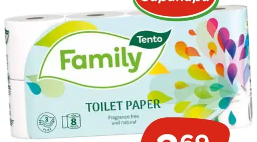 Tento Toaletný papier Family