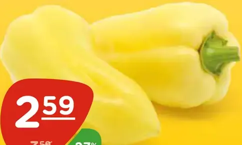 Paprika biela voľná