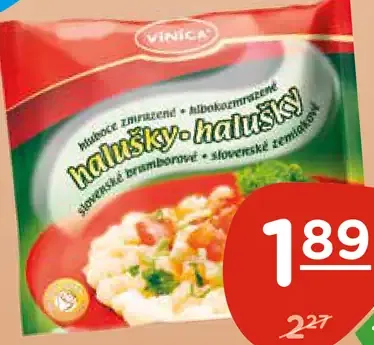 Vinica halušky zemiakové