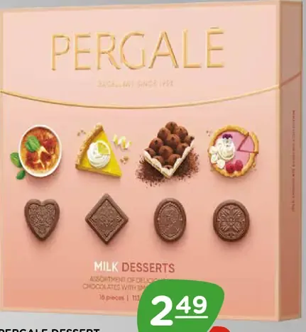 Pergale Dessert Collection pralinky