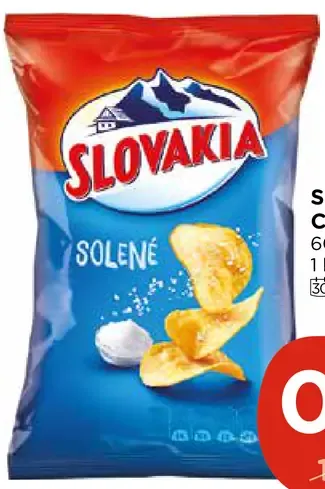 Slovakia chipsy solené