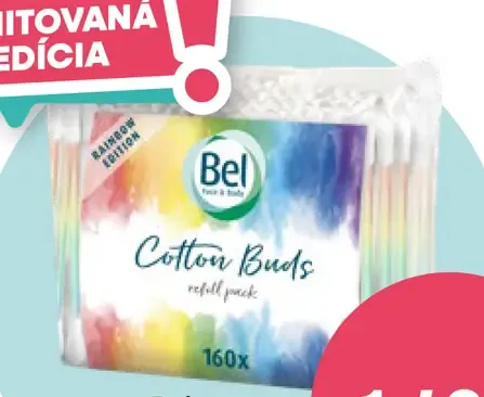 Bel vatové tyčinky Rainbow