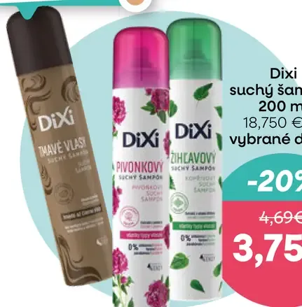 Dixi suchý šampón 200 ml