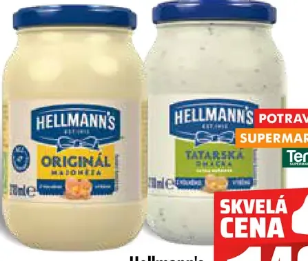 Hellmann’s Original majonéza a Tatárska omáčka