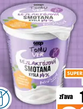 Smotana kyslá 10% Coop