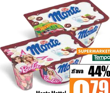 Monte Mattel s maslovými sušienkami