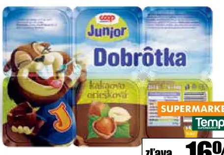 Junior Dobrotka dezert s lieskovými orieškami