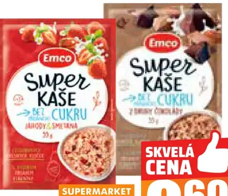 Emco Ovsená kaša rôzne druhy