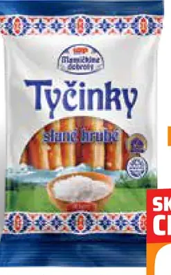 Mamične dobroty Tyčinky hrubé slané