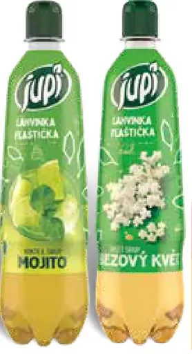 Jupí sirup 2 druhy