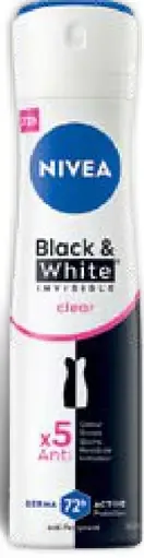 Nivea Black & White Clear antiperspirant
